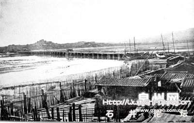 安平桥,据说当时是中国最长的桥
